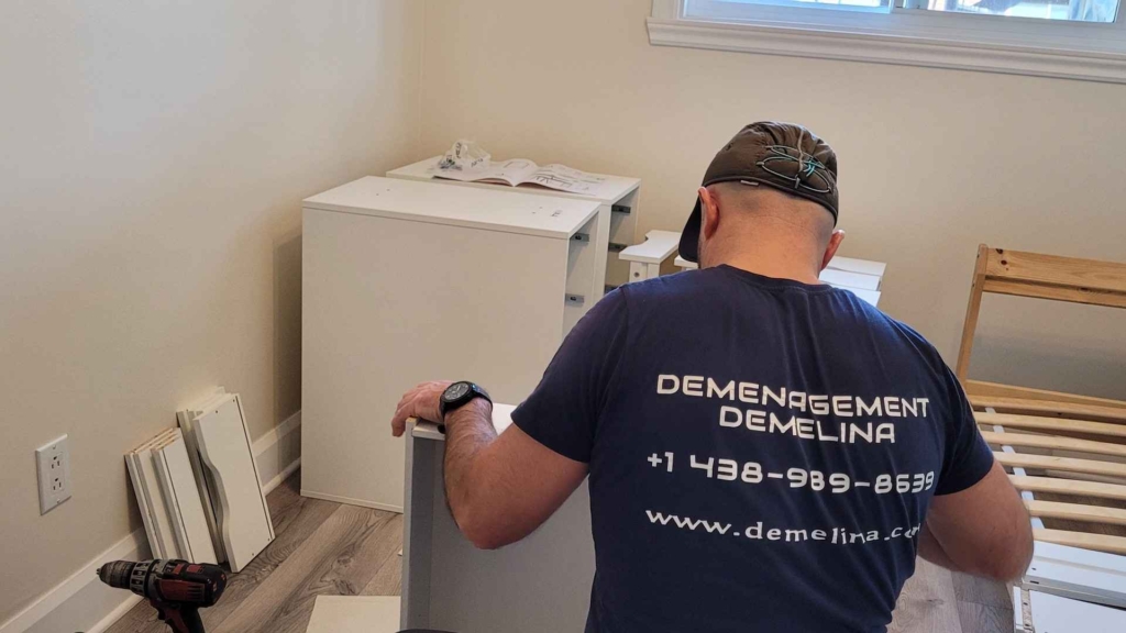 assemblage de meubles - déménagement demelina