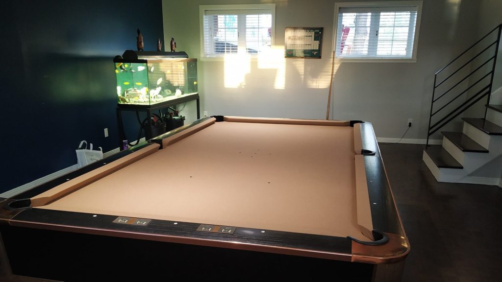 How to move a pool table