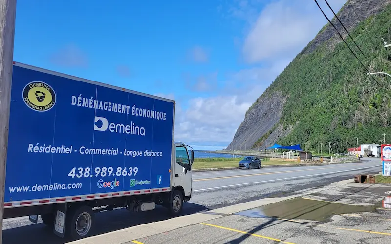camion déménagement longue distance Québec transport sécurisé