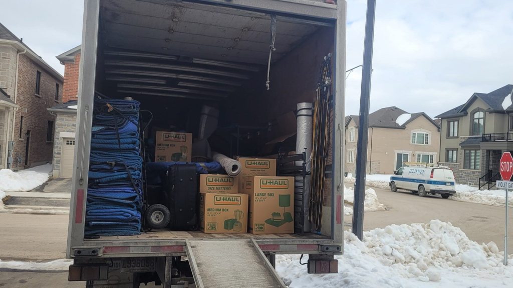 Camion de déménagement résidentiel à Shawinigan