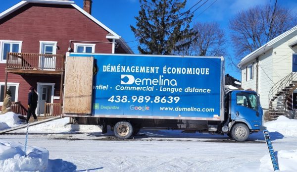 déménagement à Montréal en hiver