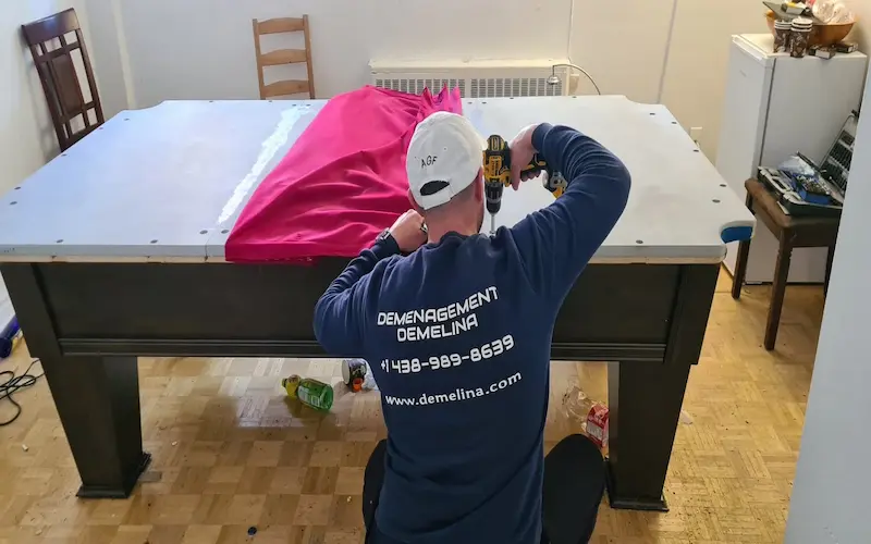 Déménagement de tables de billard à Montréal