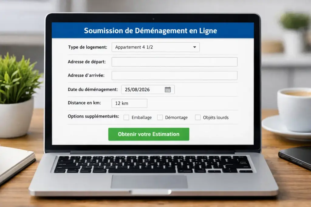 soumission de déménagement en ligne via formulaire