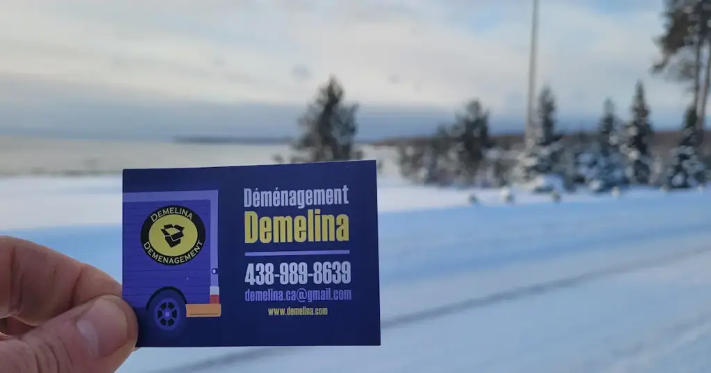 déménagement en hiver au Québec avec neige